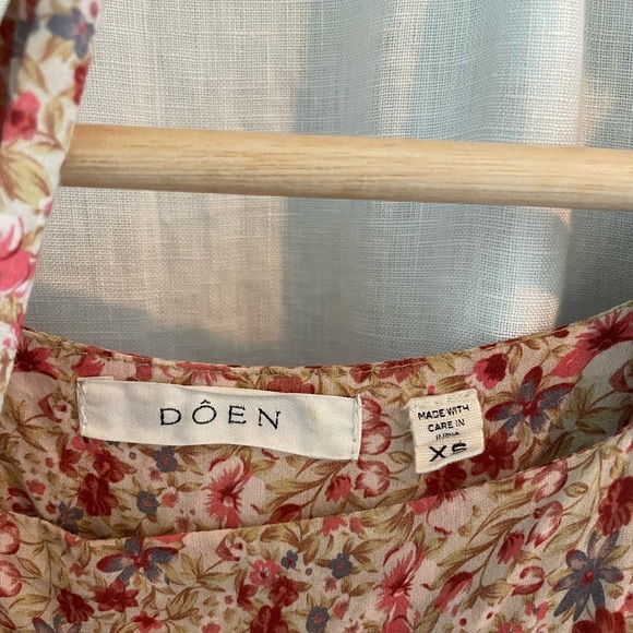 Doen Sonnet dress. Pink valley floral. Size Xs - Picture 3 of 9